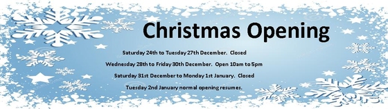 Christmas Opening Hours